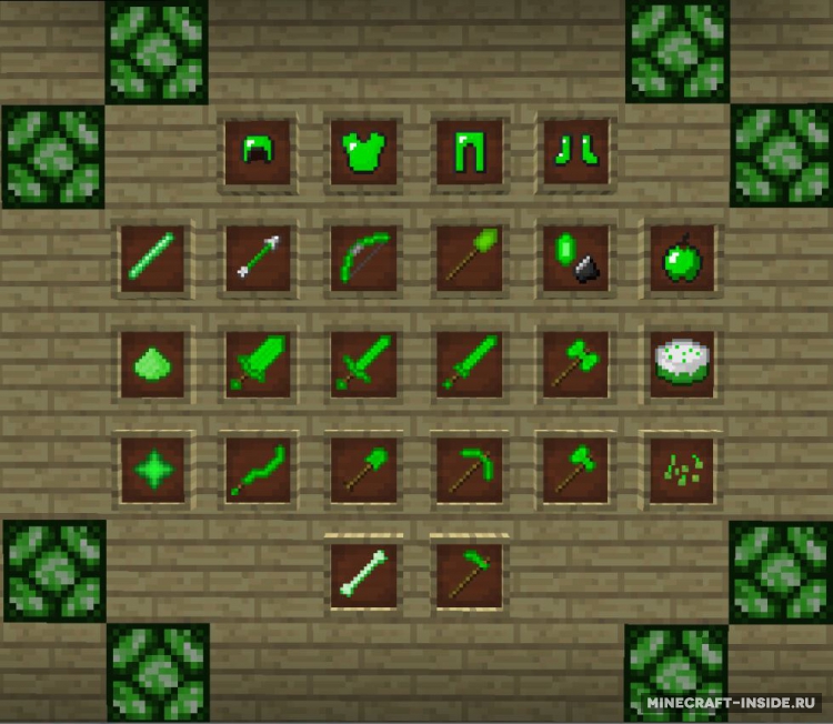 Emerald [1.7.10] [1.7.2] [1.6.4] / Моды Для Майнкрафт / Minecraft.